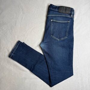 Buck Mason Maverick Slim Jeans 14 Oz Double Dipped Blue Denim Men’s 33x34